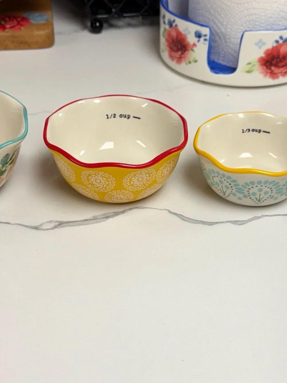 Pioneer Woman Vintage Floral Measuring Cups